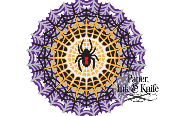 Creating Stunning 3D Spider Web Layered Papercut Templates for Halloween and Beyond