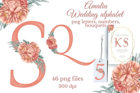 Elegant Floral Letters for Modern Design