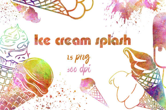 Elevating Brand Narratives: The Strategic Role of Clipart Ice Cream Splash in Modern Visual Communication