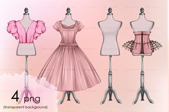Elevating Design Projects with Fashion Mannequin Rose Gold Color Art