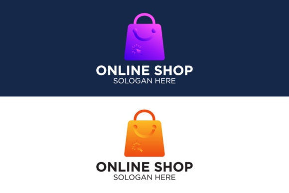 Elevating Your Digital Presence with a Versatile Online Shop Logo