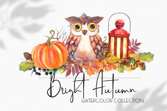 Evaluating the Watercolor Bright Autumn Collection for Seasonal Design Projects