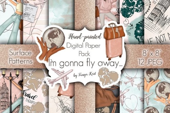 I'm Gonna Fly Away: A Creative Digital Paper Collection