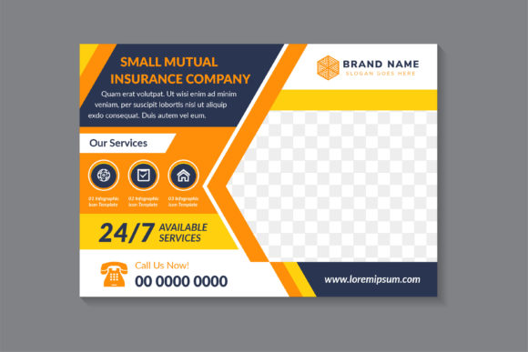 Small Mutual Insurance Company Horizonta: A Versatile Horizontal Banner Template for Modern Marketing