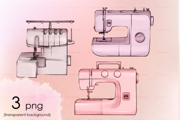 Unlock Creativity with Sewing Lover and Machine Clipart