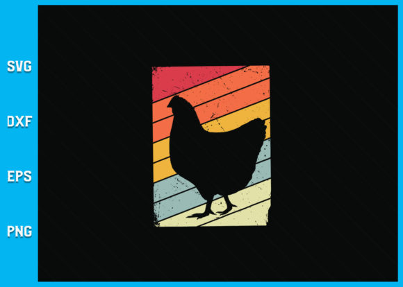 Unlock Retro Charm with Chicken Lover Retro Style SVG