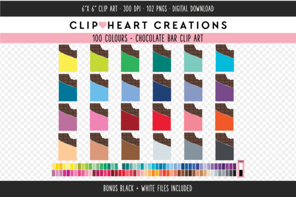 Unlocking Creativity with Chocolate Candy Bar Clipart in 100 Vibrant Colors